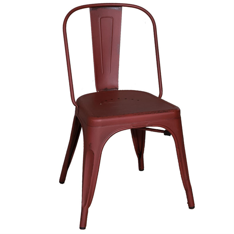 Vintage Series Bow Back Side Chair - Red