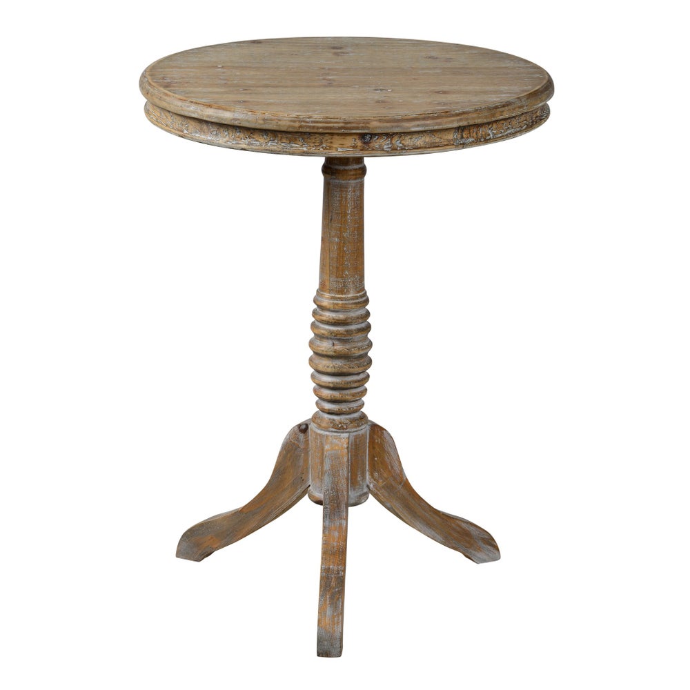 Ada Side Table (Medium Brown Wash)