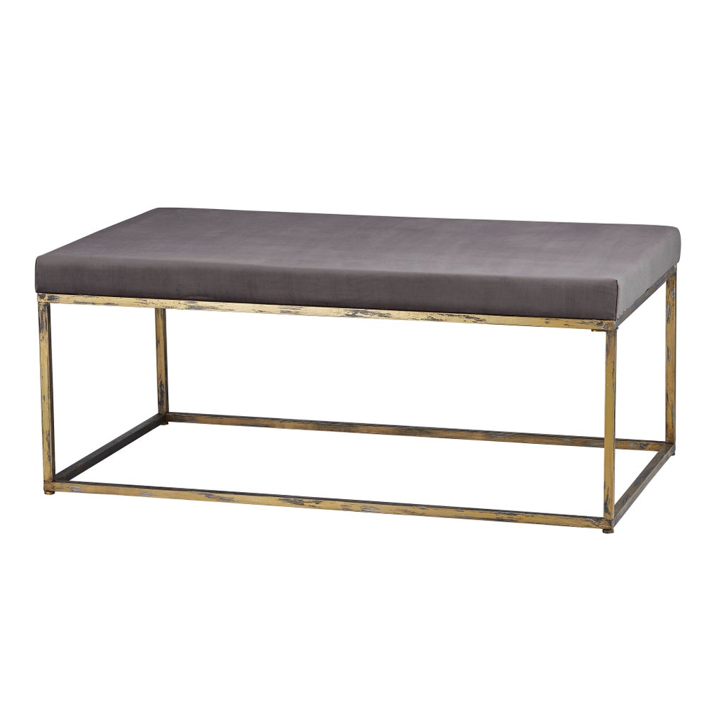 Miley Ottoman (Brownstone)
