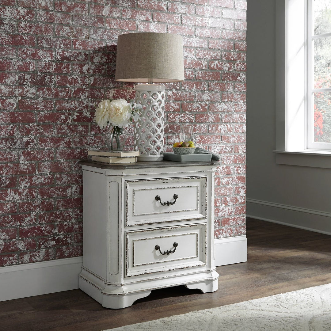 Magnolia Manor 2 Drawer Night Stand