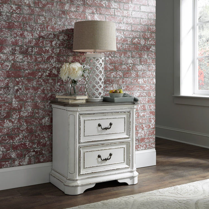 Magnolia Manor 2 Drawer Night Stand