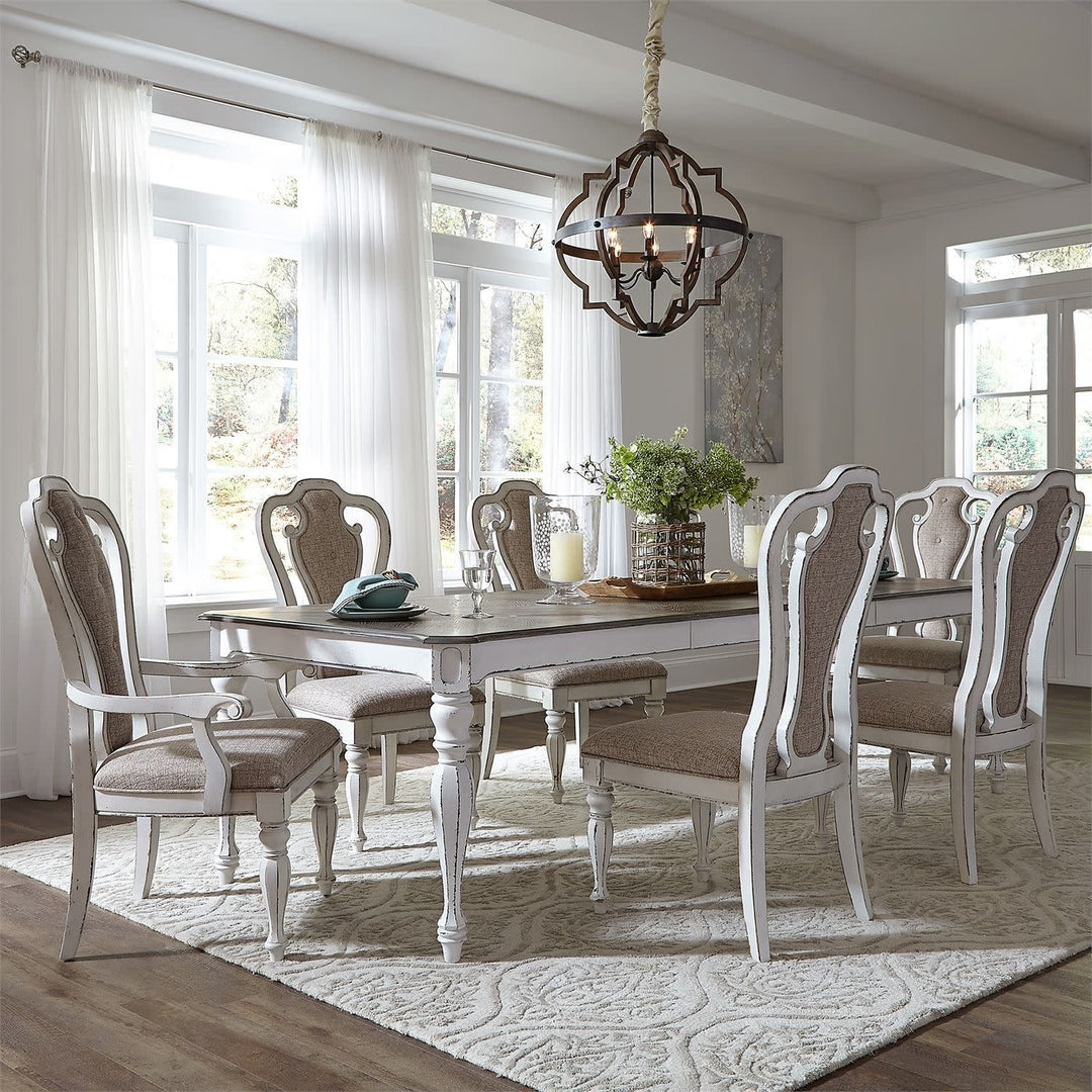 Magnolia Manor 7 Piece Rectangular Table Set