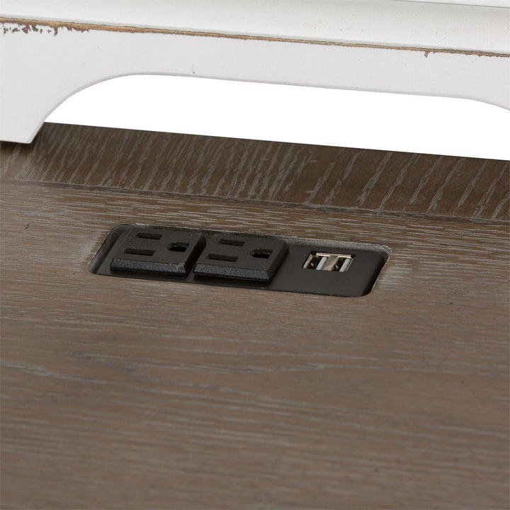 Magnolia Manor Credenza & Hutch