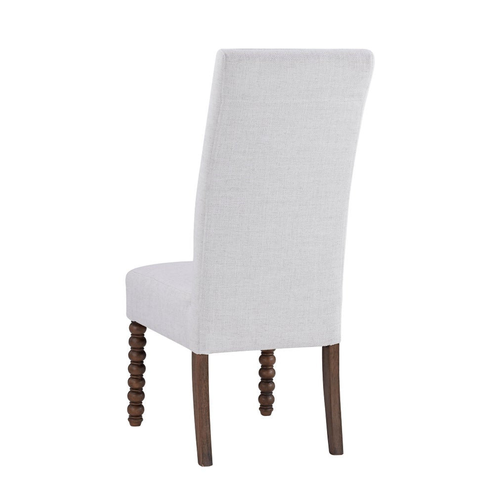 Assembled Classic Parsons Chair III (Cotton Boll)
