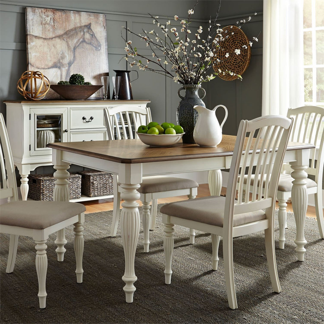 Cumberland Creek 5 Piece Rectangular Table Set