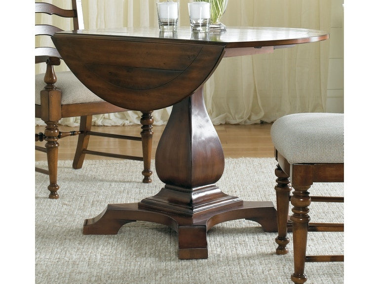 Waverly Place Round Drop Leaf Pedestal Table
