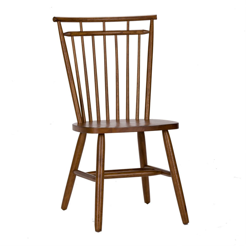 Spindle Back Side Chair - Tobacco