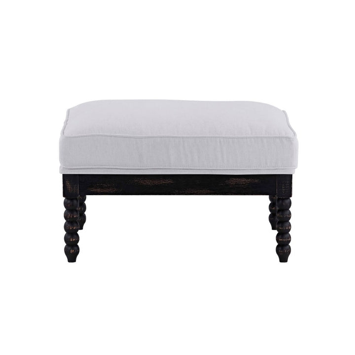 Willow Ottoman (Washable White)