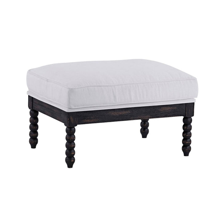 Willow Ottoman (Washable White)