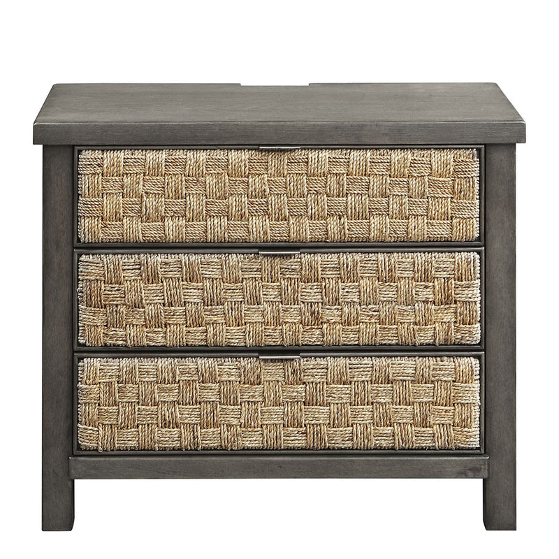 Modern Farmhouse 3 Drawer Accent Night Stand