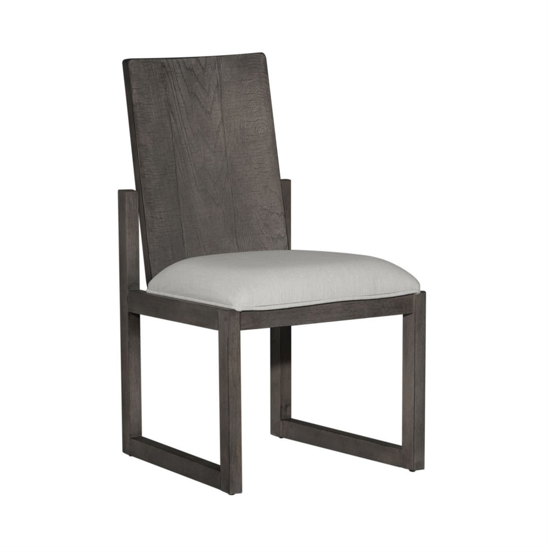 Modern Farmhouse Panel Back Side Chair