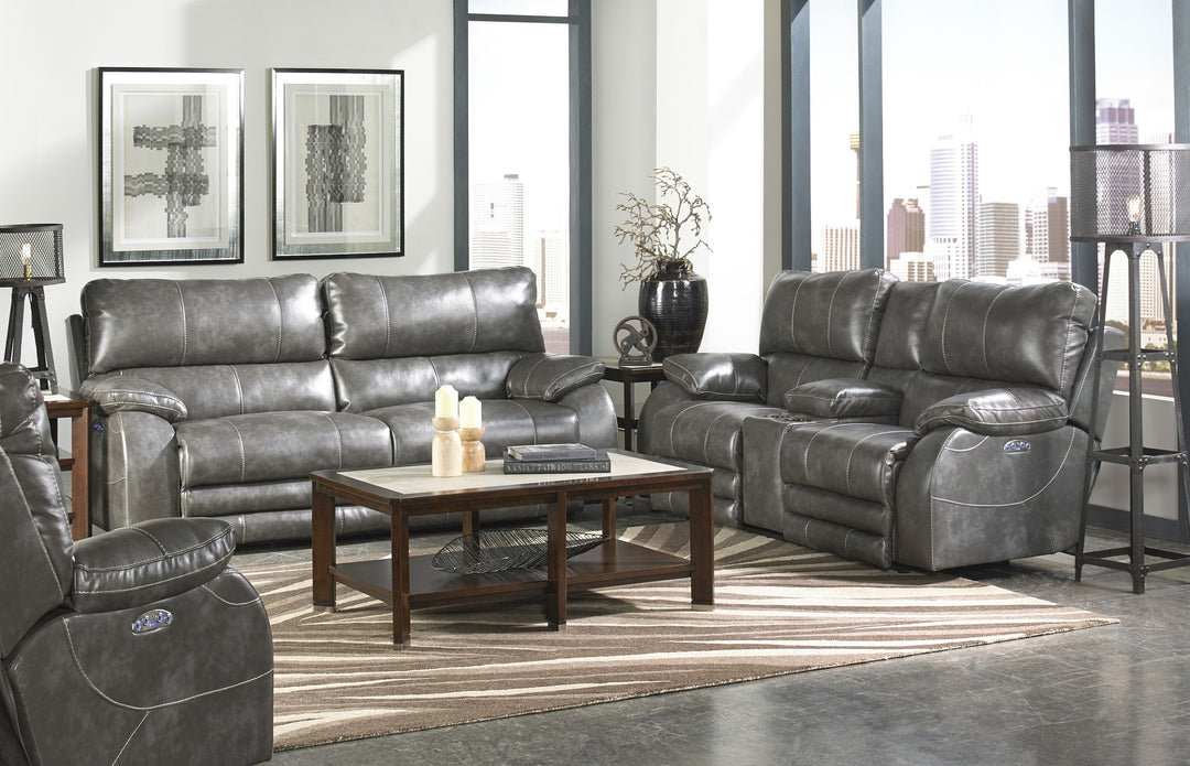 Sheridan Power Headrest Power Lay Flat Reclining Sofa