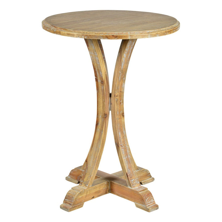 Zach Side Table (Medium Brown Wash)