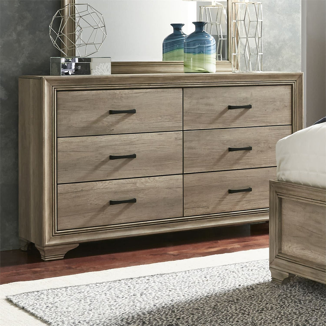 Sun Valley 6 Drawer Dresser