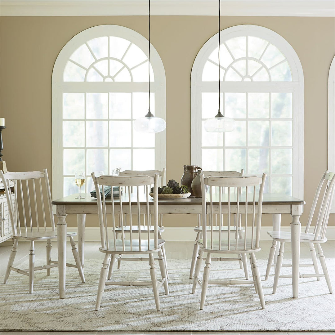 Oak Hill 7 Piece Rectangular Table Set