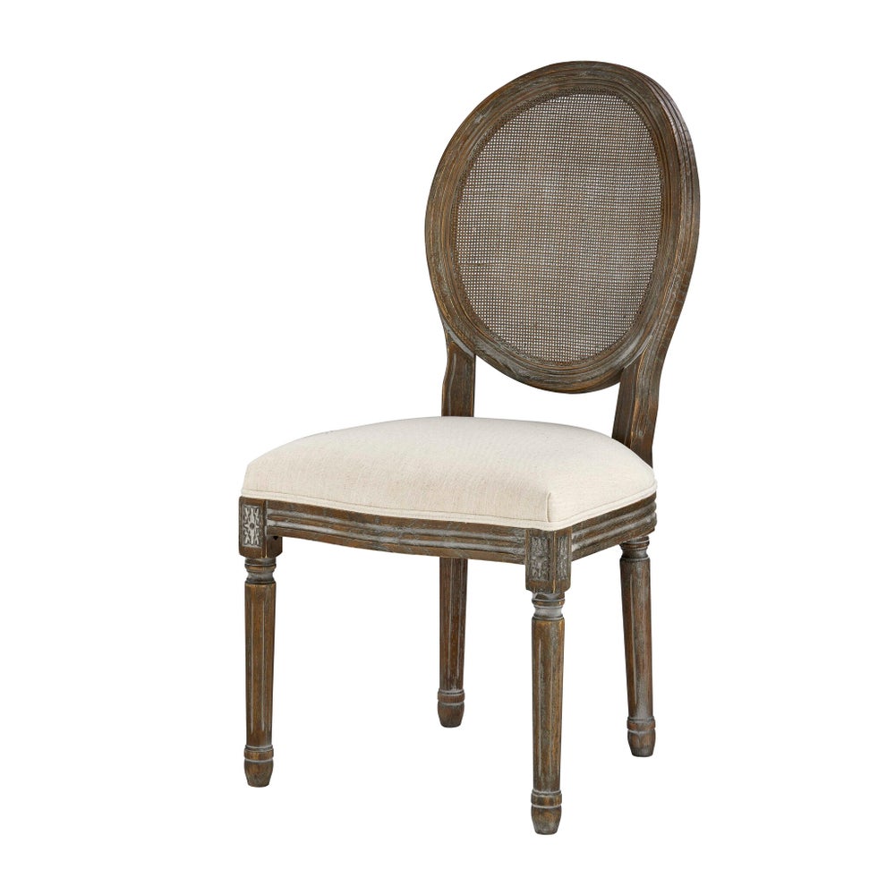 Round Mesh Back Maxwell Side Chair (Putty)