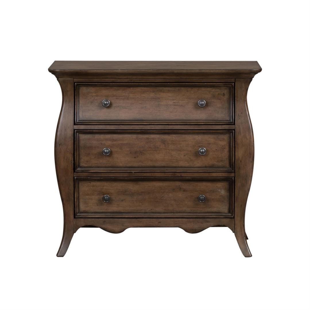Parisian Marketplace 3 Drawer Bedside Chest w/ Charging Station