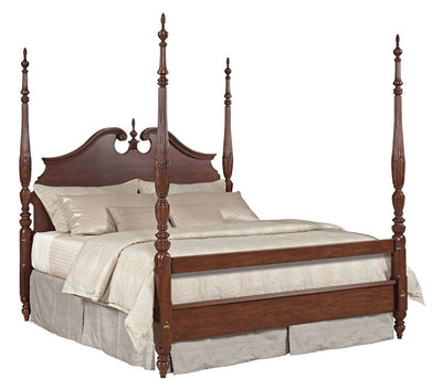 Hadleigh Rice Carved Queen Bed Complete