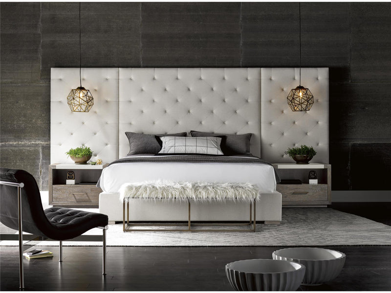 Modern - Complete Brando King Bed w-Panels