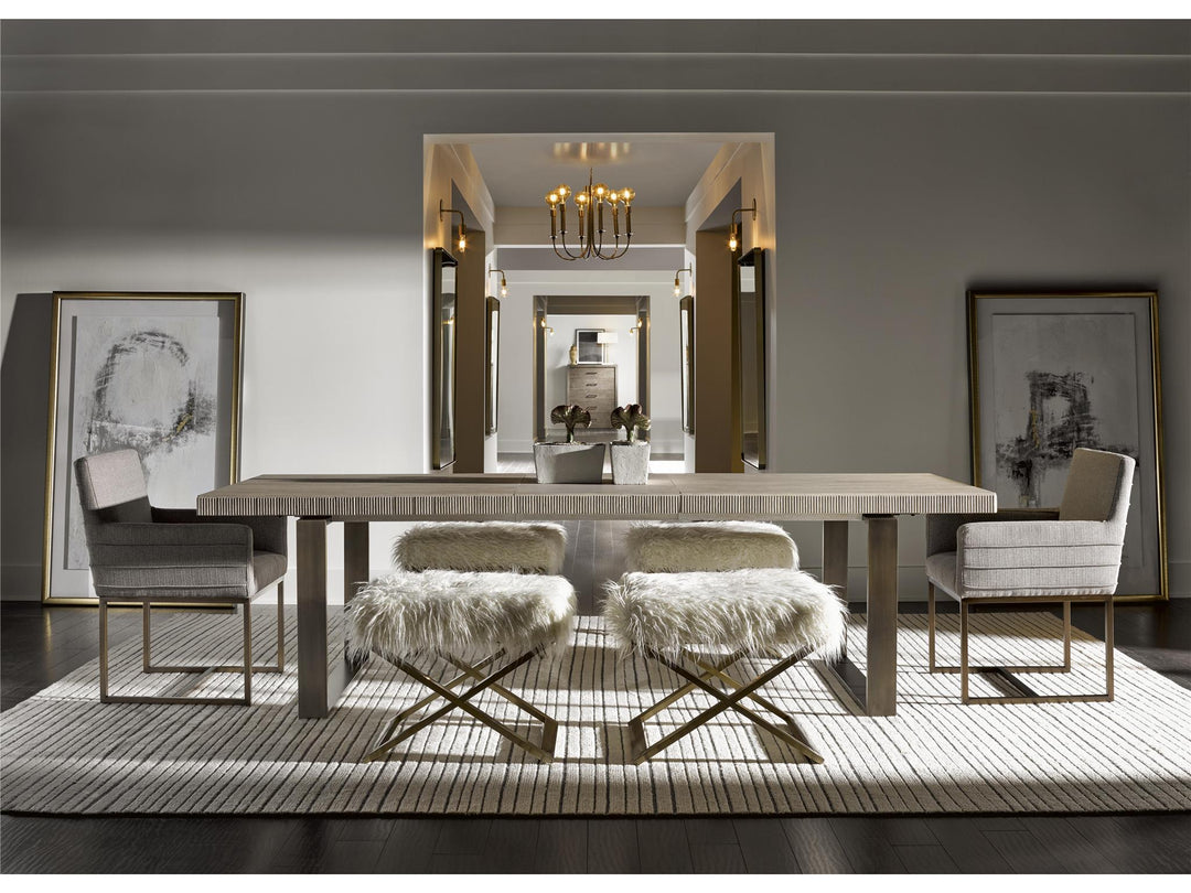 Modern - Bed End Bench - Faux Alpaca