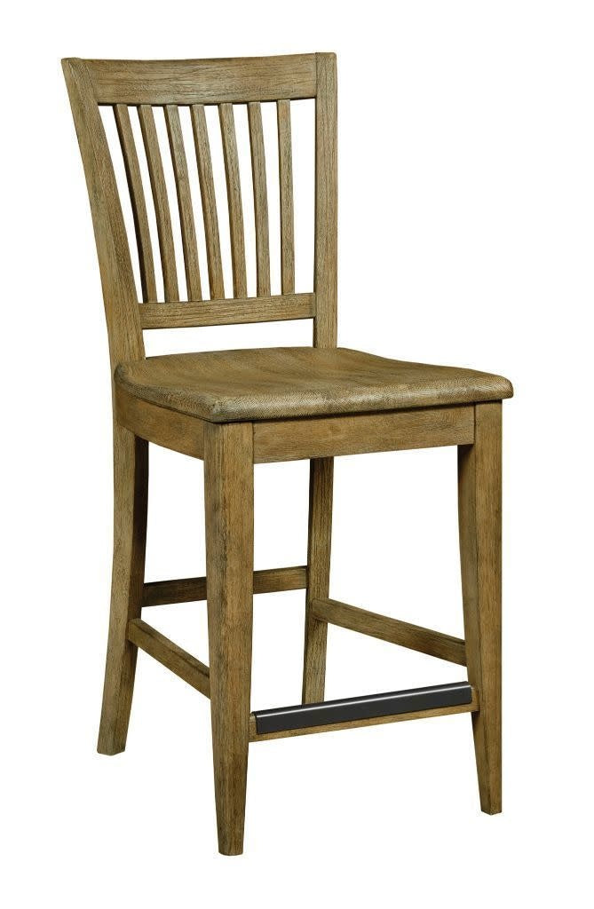 Counter Height Slat Back Chair