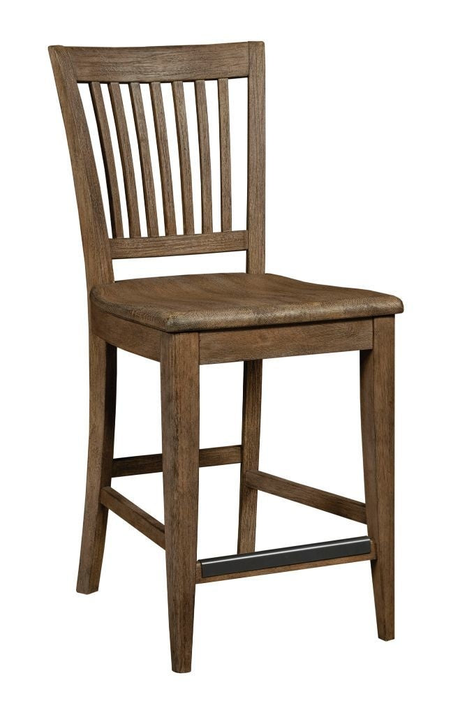 Counter Height Slat Back Chair