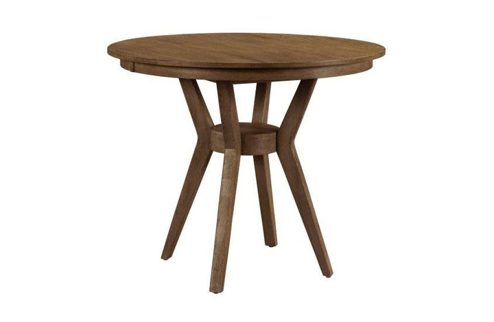 The Nook 44" Round Counter Height Dining Table Complete