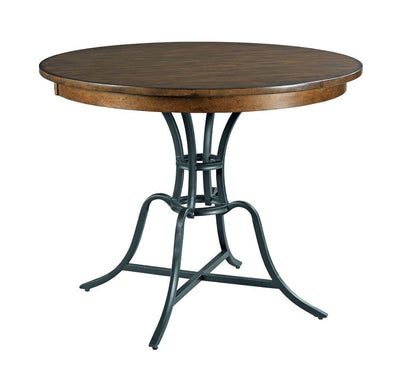 The Nook 44" Round Counter Height Table With Metal Base