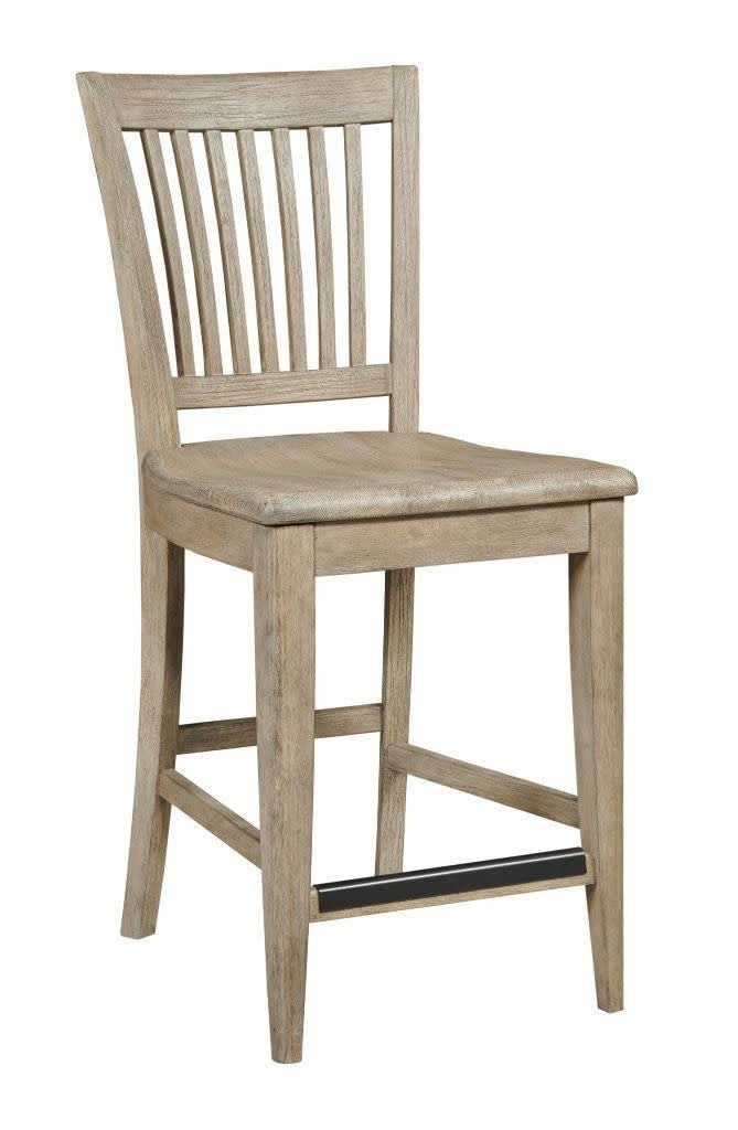 Counter Height Slat Back Chair
