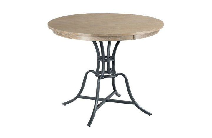 54" Round Counter Height Table Complete