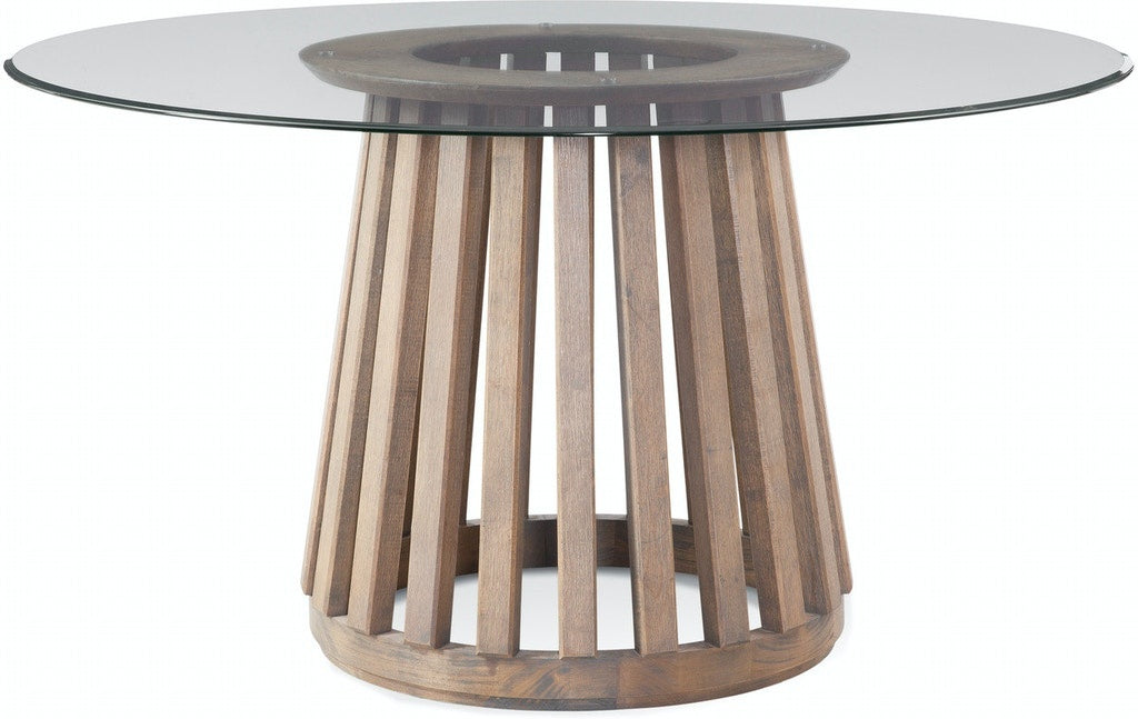 Round Glass Dining Table