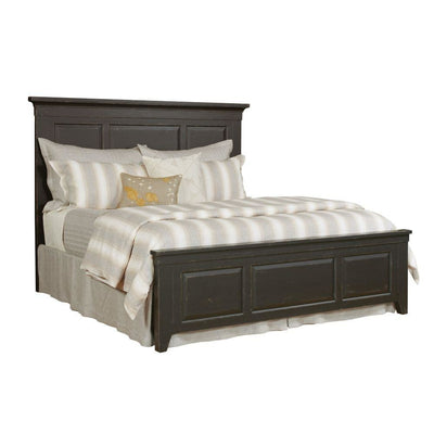 Mason King Wood Panel Bed-complete-anvil Finish