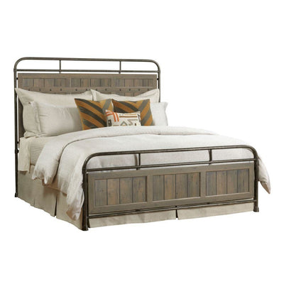Mill House Folsom King Metal Bed - Complete