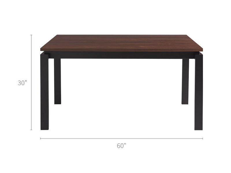 Spaces  - Clayton Dining Table Walnut Top