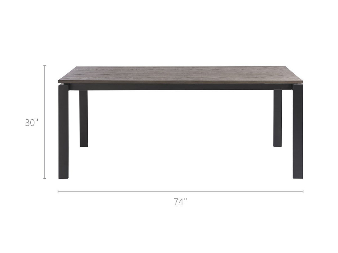 Spaces  - Hamilton Dining Table Oak Top