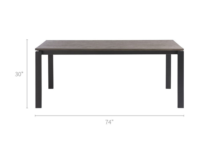 Spaces  - Hamilton Dining Table Oak Top