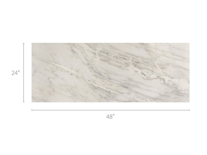 Spaces - Vance Cocktail Table White Marble Top