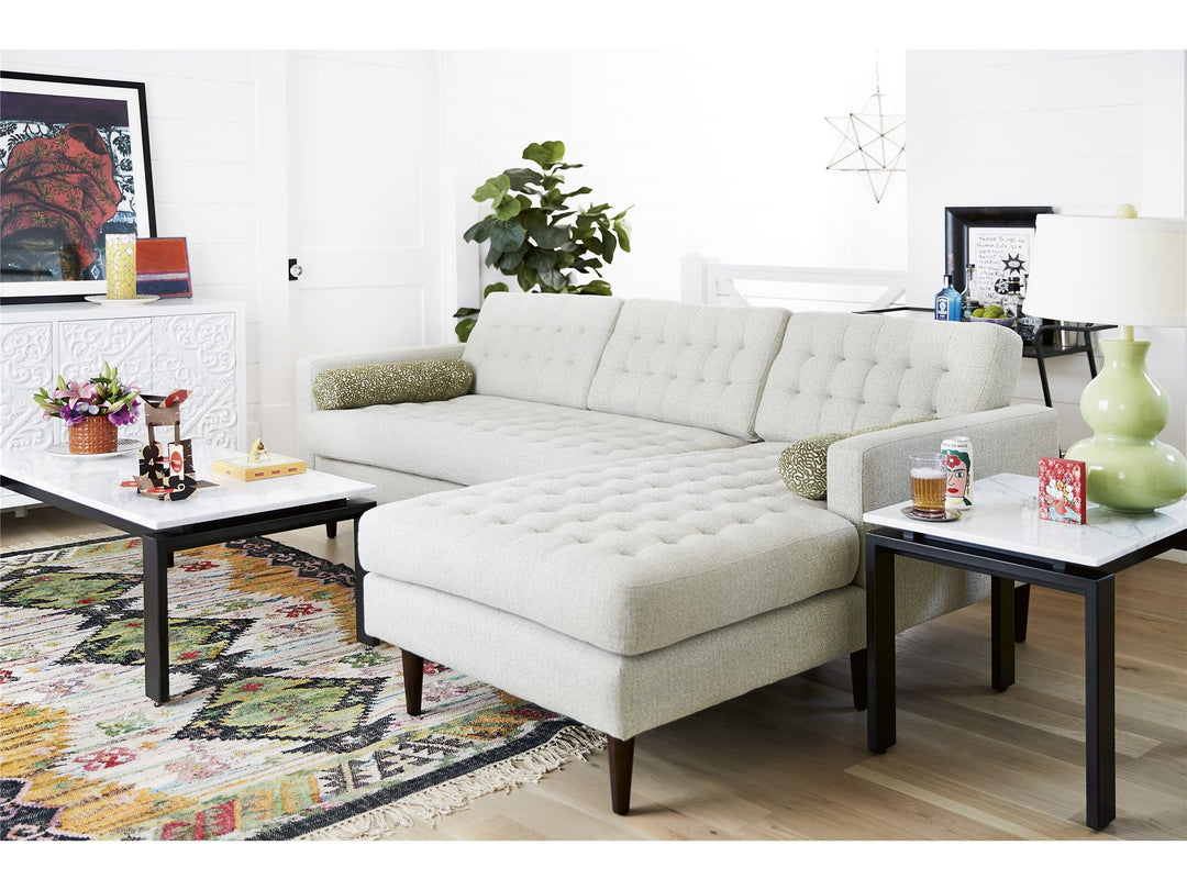 Spaces - Vance Cocktail Table White Marble Top