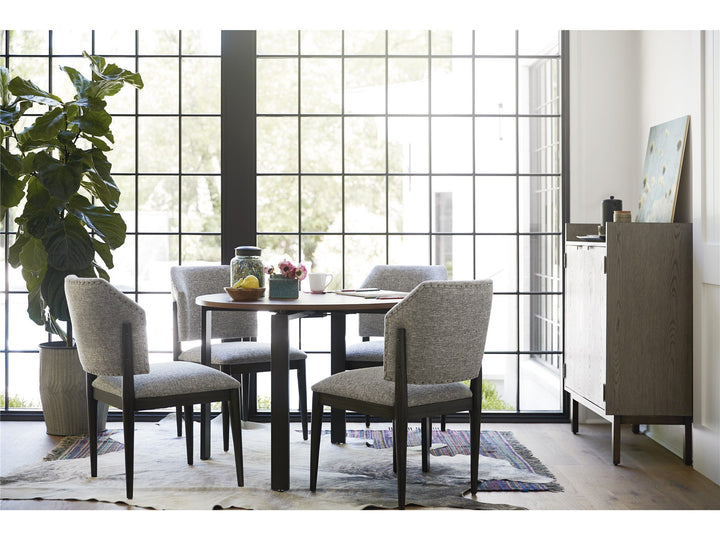 Spaces - Evan Barrel Back Chair -Nabor Silver