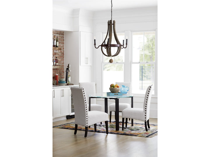 Spaces - Marshall Dining Table Frosted Glass Top