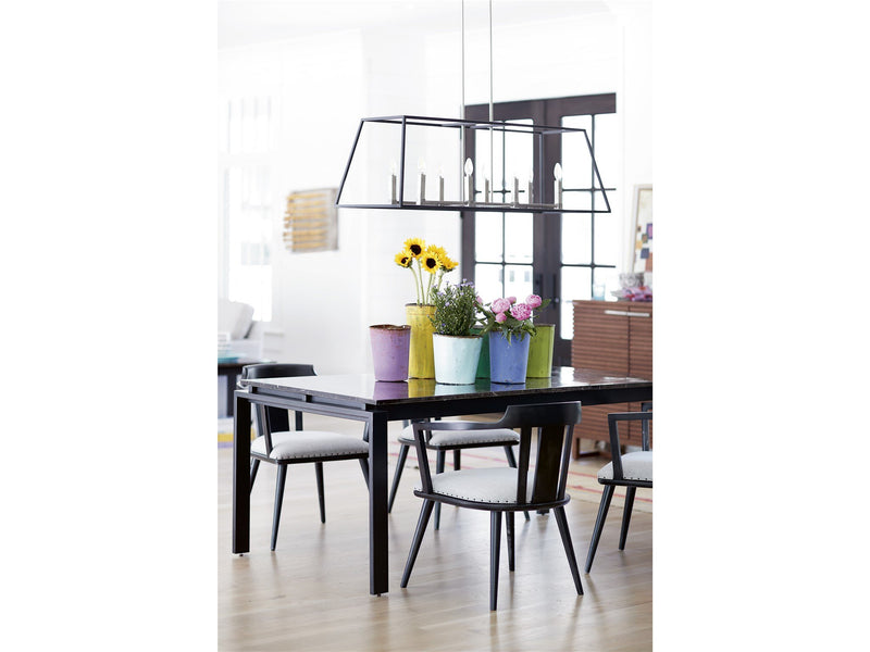 Spaces - Hamilton Dining Table Black Marble Top