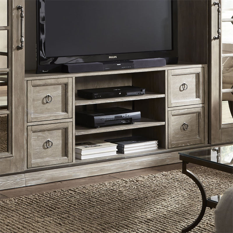 Mirrored Reflections Entertainment TV Stand