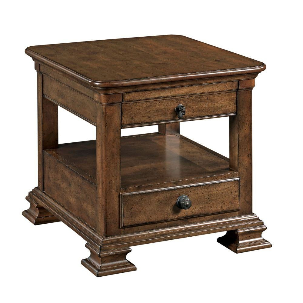 Portolone Rectangular End Table W/drawer