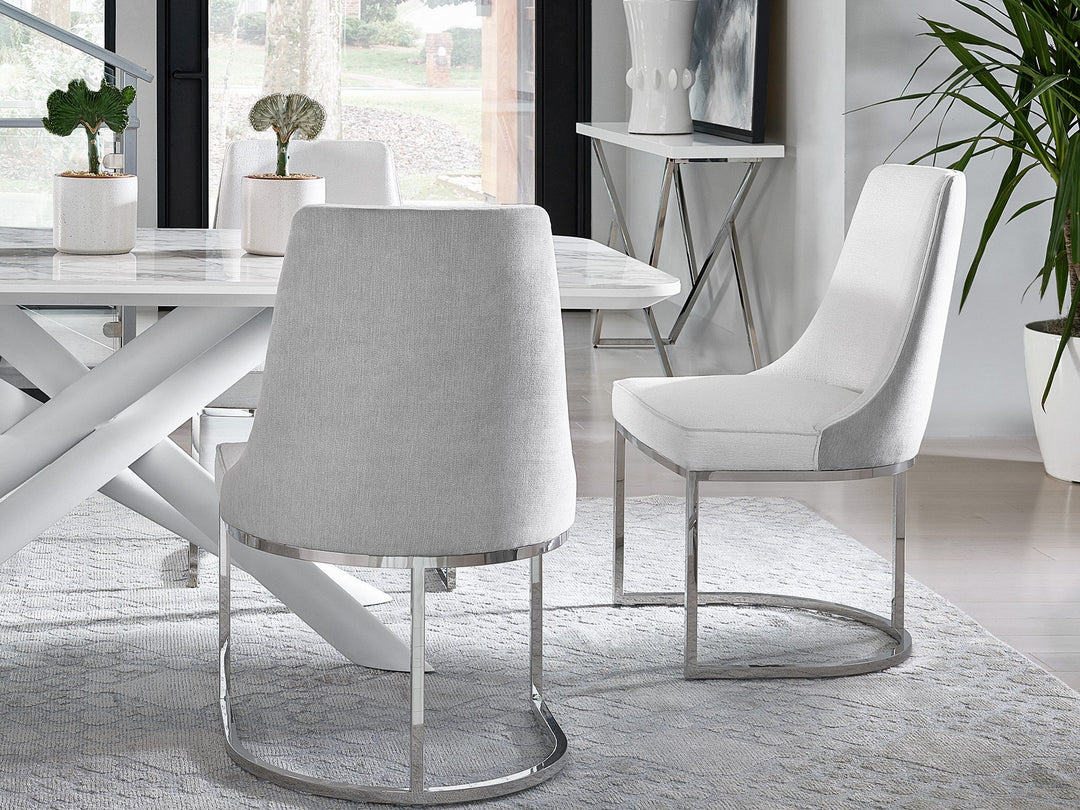 Modern - Colt Dining Chair -Hyde Snow/Sorrel