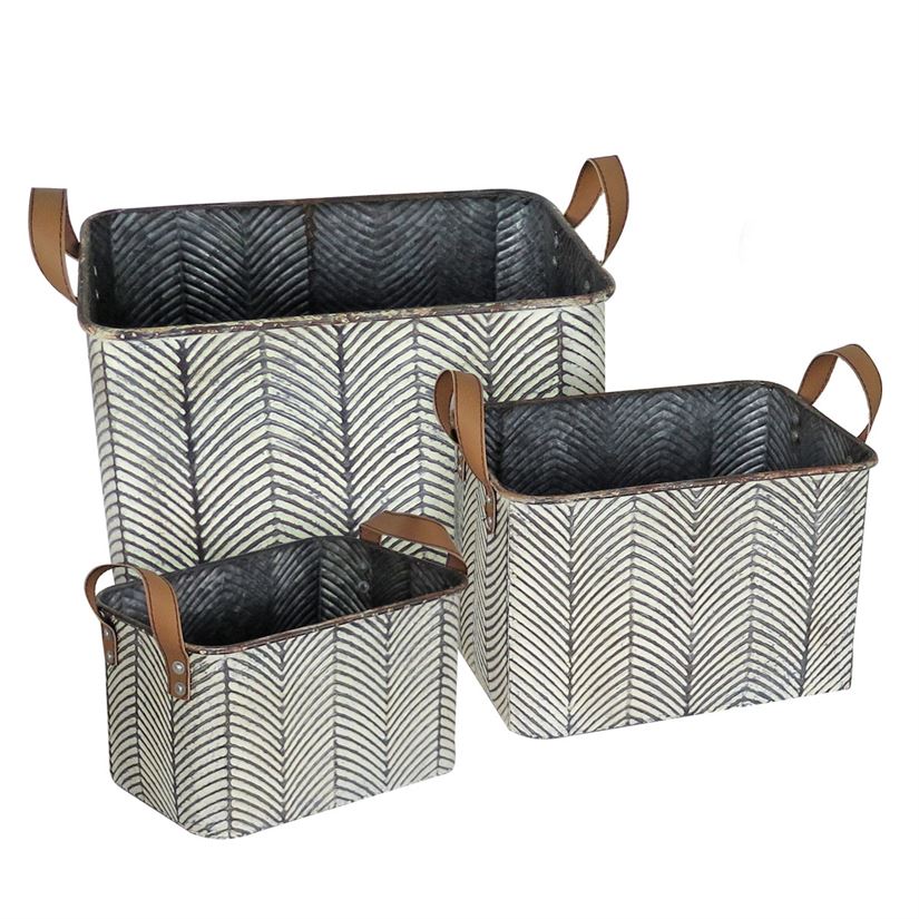 Set of 3 Braxton Baskets