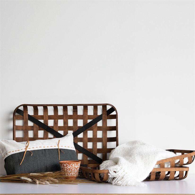 Set of 2 Hand Woven Aldis Pillow