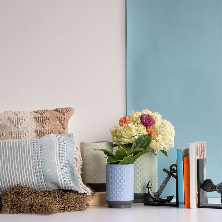 Set of 2 Hand Woven Nila Pillow Blue