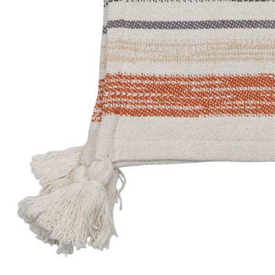 Hand Woven Multi Hayes Neutral Throw