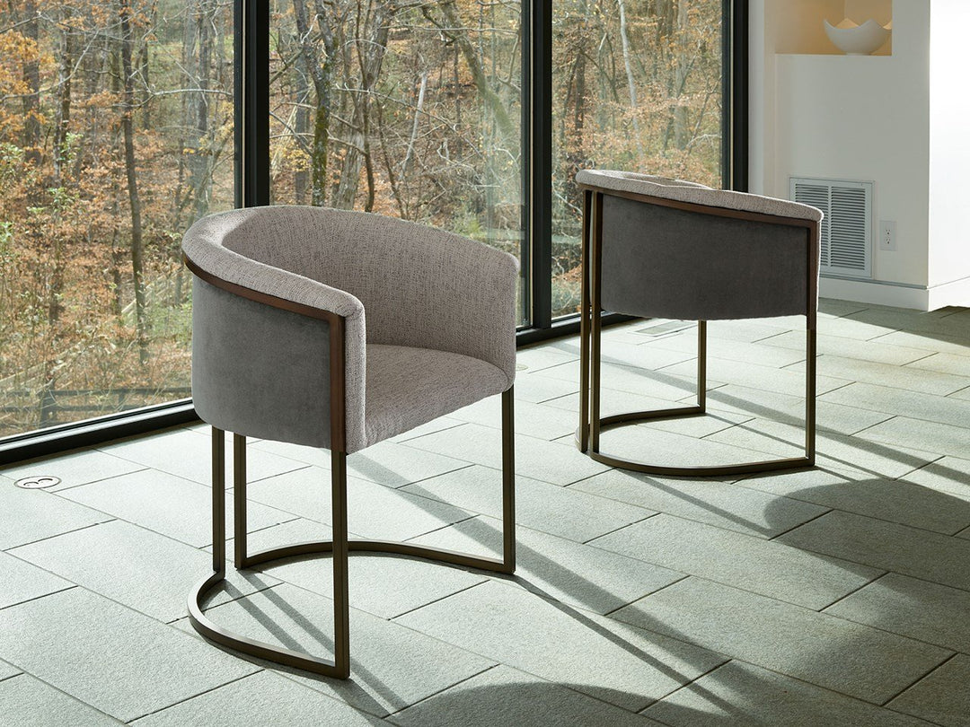 Modern - Brooks Arm Chair -Coconut Metal