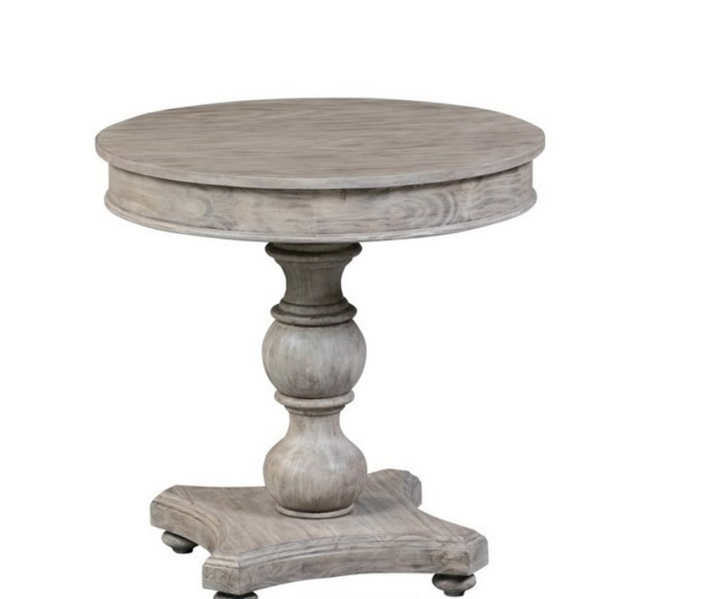Round Turned Post Accent Table